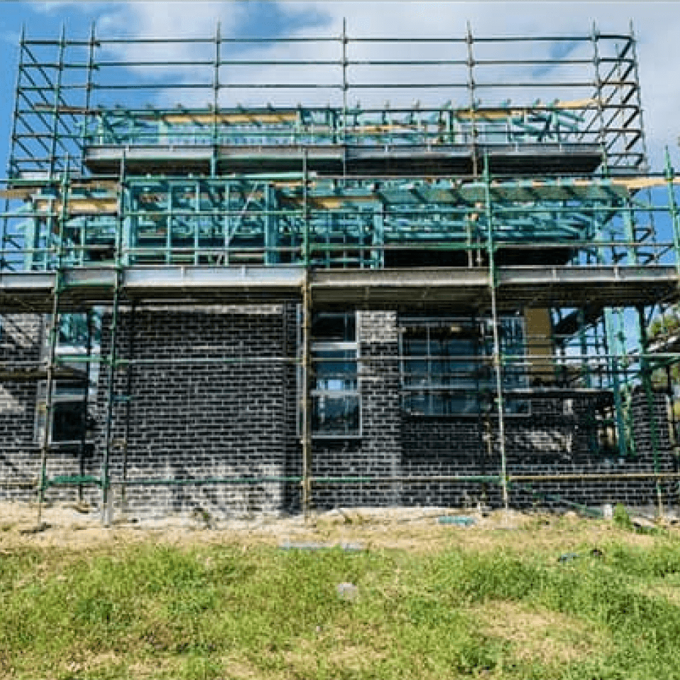Residential scaffolding project