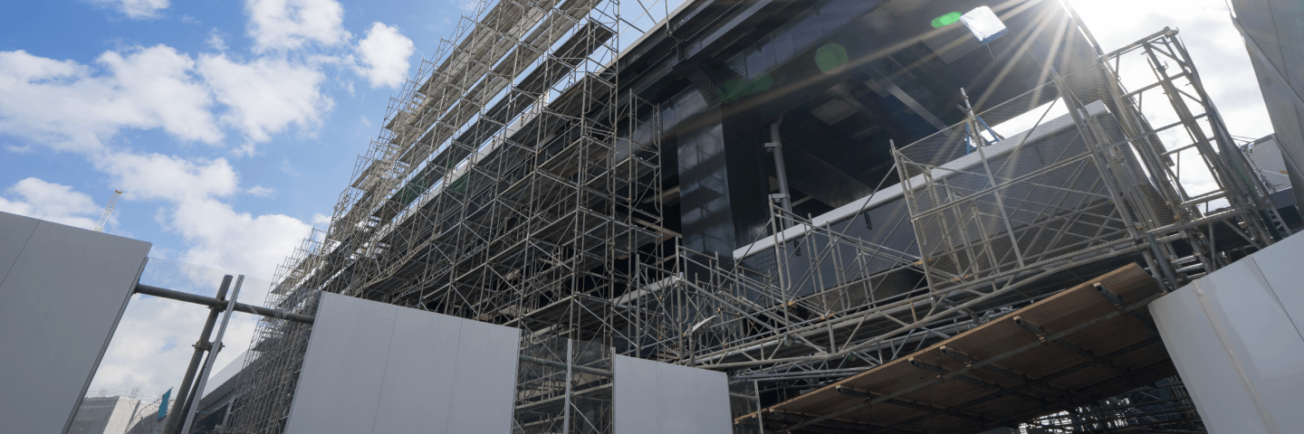 Scaffolding Australia scaffolding installed on a Sydney construction project